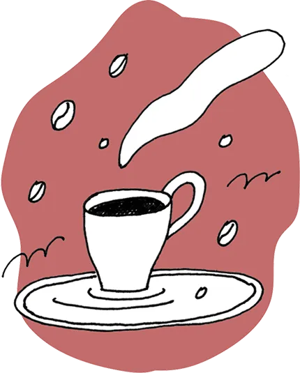 Our specialty coffee illustration